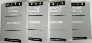 2006 Dodge Durango Service Shop Repair Manual 4 Vol Set