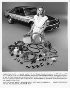 1979 Ford Mustang Indianapolis 500 Official Pace Car Press Photo 0123