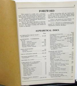 1950-1952 Hudson Dealer Hydra-Matic Transmission Service Shop Manual Repair Orig