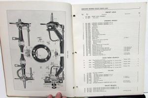 1931 Greater Hudson Dealer Parts List Book 119WB 12WB Cars July 31 Original