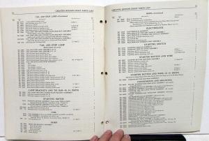 1931 Greater Hudson Dealer Parts List Book 119WB 12WB Cars July 31 Original