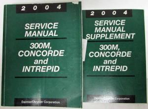 2004 Chrysler 300M/Concorde and Dodge Intrepid Service Shop Repair Manual & Supp