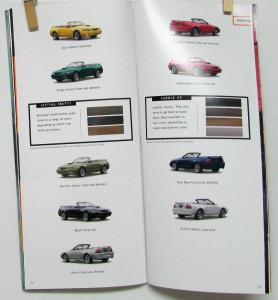 2001 Ford Mustang GT Focus ZX3 LX SE ZTS  ZX2 Sales Brochure Original