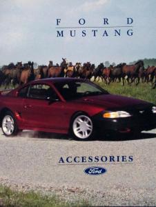 2002 Ford Mustang Accessories Sales Brochure Folder Original