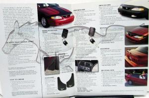 2002 Ford Mustang Accessories Sales Brochure Folder Original