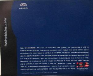 2003 Ford Mustang Coupe & Convertible Sales Brochure Original