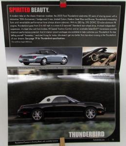 2005 Ford Mustang Supercar GT Thunderbird Legends Sales Brochure Original