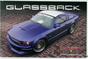2005 Mustang Glassback Design Data Card Original
