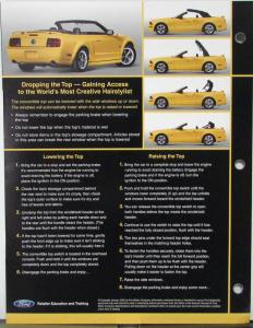 2005 Ford Mustang Convertible Dealer Item Only Folder ORIGINAL