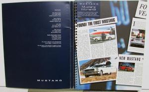 2005 Ford Mustang V6 GT Press Kit Spiral Bound Brochure Original