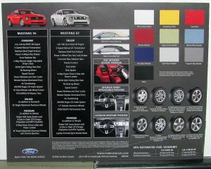 2006 Ford Mustang V6 GT Sales Brochure Original