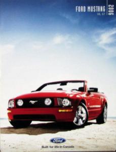 2006 Ford Mustang V6 GT CANADIAN Sales Brochure Original