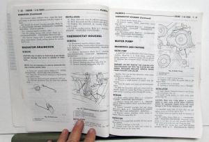 2003 Dodge Neon SX 2.0 Service Shop Repair Manual With SRT 4 Neon Supplement
