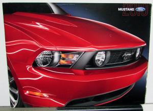 2010 Ford Mustang V6 Premium GT Premium Shelby GT500 Sales Brochure Original
