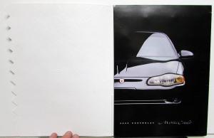 2000 Chevrolet Monte Carlo Press Kit Media Release SS NASCAR Indy 500 Pace Car