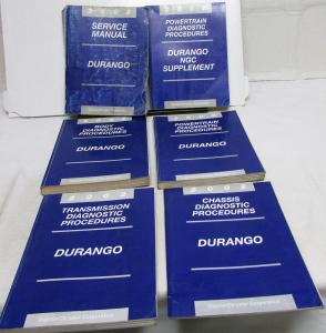 2002 Dodge Durango Service Shop Repair Manual & Diagnostic Procedures 6 Vol Set