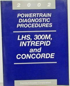 2002 Chrysler LHS/300M/Concorde and Dodge Intrepid Service Shop Manual & Diags