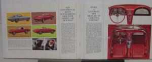 1963 Chevrolet Corvette Sales Brochure Split-Window Black Car Sting Ray & Conv