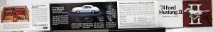 1974 Ford Mustang II Ghia 2+2 Mach 1 Hardtop Sales Brochure Folder ORIGINAL