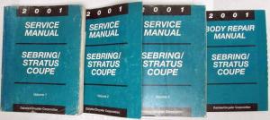 2001 Chrysler Sebring & Dodge Stratus Coupe Service Manual 3 Vol & Body Repair