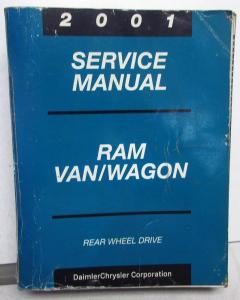 2001 Dodge Ram Van/Wagon Service Manual Shop Repair