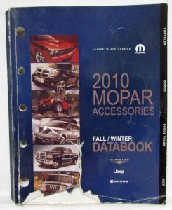 2010 MOPAR Accessories Databook - Chrysler Dodge Jeep Dealer Sales Reference