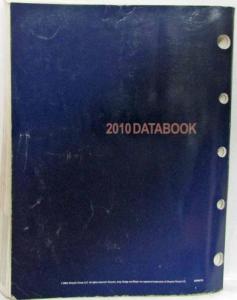 2010 MOPAR Accessories Databook - Chrysler Dodge Jeep Dealer Sales Reference