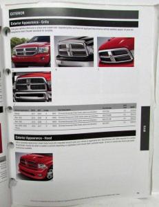 2012 MOPAR Accessories Databook - Chrysler Dodge RAM Jeep Dealer Sales Reference