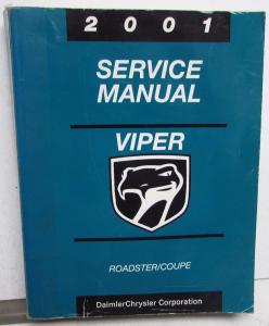 2001 Dodge Viper Service Shop Repair Manual