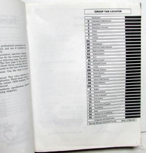 2001 Dodge Viper Service Shop Repair Manual