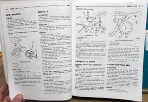 2001 Dodge Durango Service Shop Repair Manual & Chassis Diagnostic Procedures