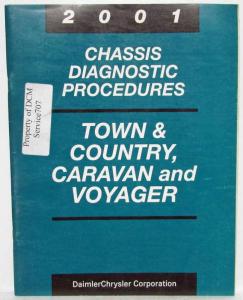 2001 Chrysler Town & Country Voyager & Dodge Caravan Service Manual & Diag Procs