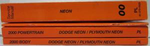 2000 Dodge and Plymouth Neon Service Shop Repair Manual & Diagnostic Procedures