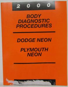 2000 Dodge and Plymouth Neon Service Shop Repair Manual & Diagnostic Procedures