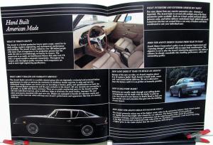 1984 Avanti Dealer Sales Brochure Folder Features Options Specs