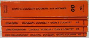 2000 Chrysler Town & Country Voyager & Dodge Caravan Service Manual & Diag Procs