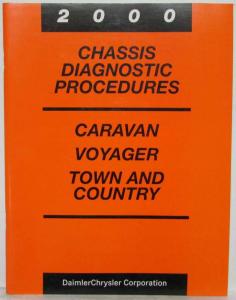2000 Chrysler Town & Country Voyager & Dodge Caravan Service Manual & Diag Procs