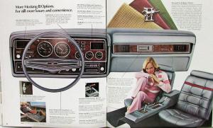 1974 Ford Mustang II Ghia Hardtop 3 Door 2+2 Mach 1 Sales Brochure Original
