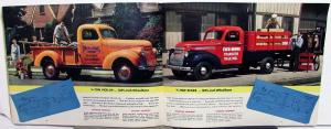 Original 1942 Chevrolet Truck Sales Brochure Pickup Panel COE Suburban Carryall