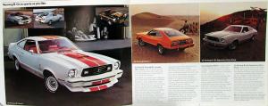1977 Ford Mustang II Hardtop 2+2 Mach 1 Ghia Sport Cobra II Sales Brochure ORIG