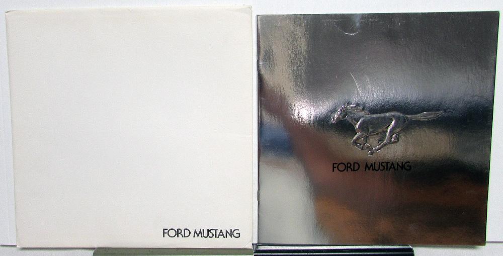 1979 Ford Mustang Sport Ghia Cobra Paint Chips Prestige XL Sales Brochure Orig