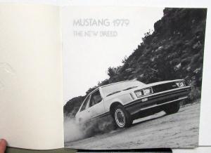 1979 Ford Mustang Sport Ghia Cobra Paint Chips Prestige XL Sales Brochure Orig