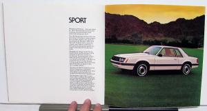 1979 Ford Mustang Sport Ghia Cobra Paint Chips Prestige XL Sales Brochure Orig