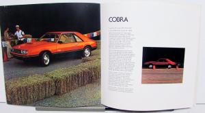 1979 Ford Mustang Sport Ghia Cobra Paint Chips Prestige XL Sales Brochure Orig