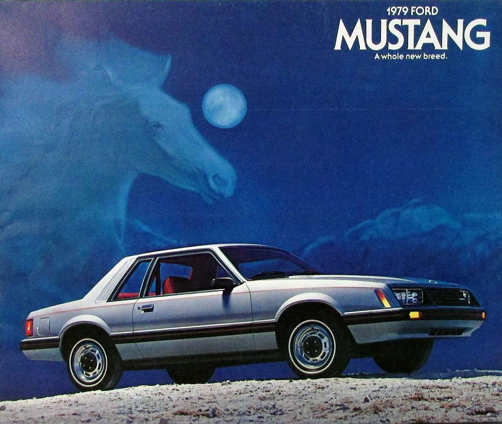 1979 Ford Mustang 2 3 Door Sport Ghia Cobra Color Sales Brochure Original