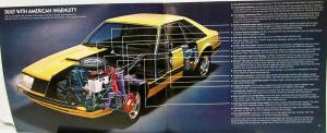 1979 Ford Mustang 2 3 Door Sport Ghia Cobra Color Sales Brochure Original