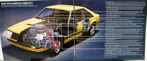 1979 Ford Mustang 2 3 Door Sport Ghia Cobra Color Sales Brochure REVISED Orig