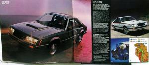 1980 Ford Mustang Sport Ghia Cobra 2- 3- Door Color Sales Brochure Original