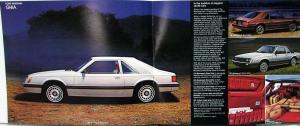 1980 Ford Mustang Sport Ghia Cobra 2- 3- Door Color Sales Brochure Original