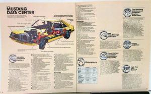 1981 Ford Mustang Sport Ghia Cobra 2 Door 3 Door Color Sales Brochure Original